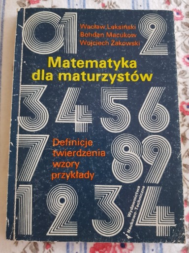 Zdjęcie oferty: Matematyka dla maturzystów Leksiński