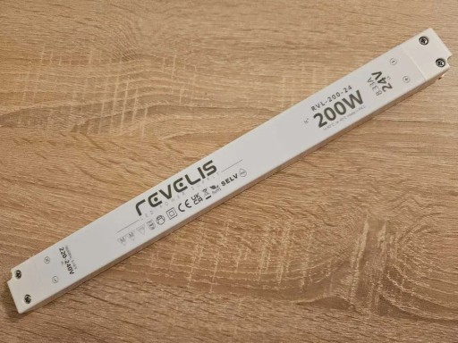 Zdjęcie oferty: Zasilacz slim Revelis RVL-200-24 DC 200W 8,33 A 24V