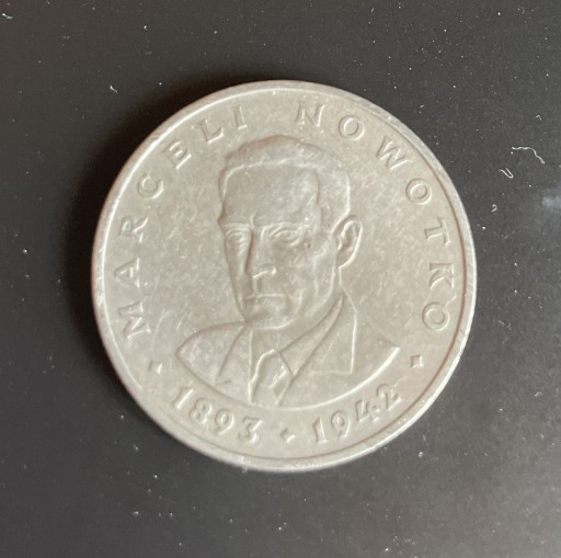Zdjęcie oferty: Marceli Nowotko 20 zł moneta 1976