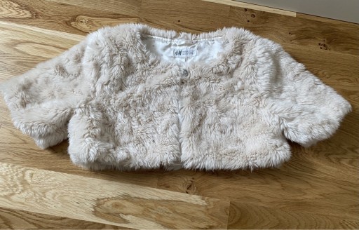 Zdjęcie oferty: Bolerko futerkowe narzutka r. 134/140 H&M