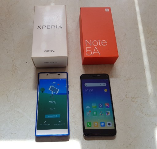 Zdjęcie oferty: Sony Xperia L1 + Redmi Note 5A- Charytatywnie!