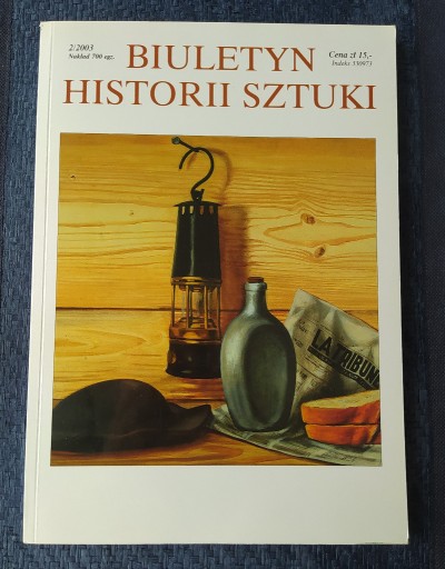 Zdjęcie oferty: Biuletyn historii sztuki – numer 2 – 2003