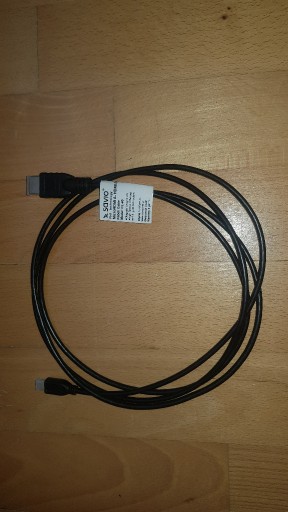 Zdjęcie oferty: Kabel HDMI typ A HDMI MIKRO 2,0m Savio CL-40