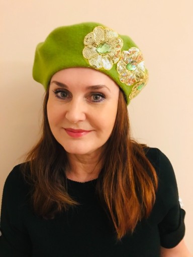 Zdjęcie oferty: Beret „Green light” od Mad Hatter 