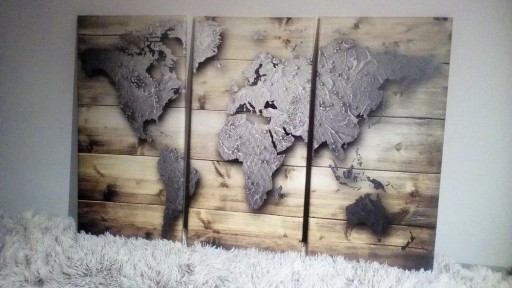 Zdjęcie oferty: Mapa / Druk Cyfrowy / 80cm x 120cm