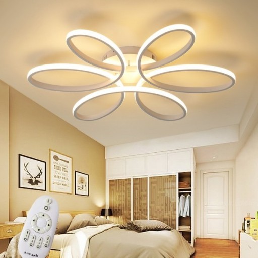 Zdjęcie oferty: Lampa sufitowa LED model FLOWER biały lub kawowy 