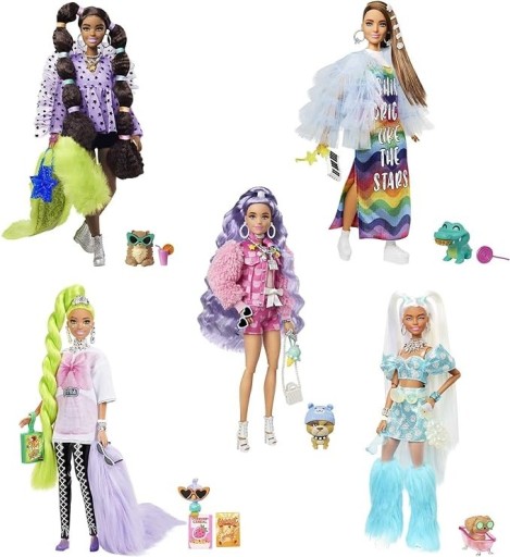 Zdjęcie oferty: Zestaw Barbie Extra 5-pak HHC58