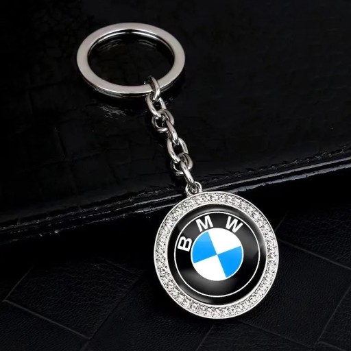 Zdjęcie oferty: BRELOK BRELOCZEK DO KLUCZY LOGO BMW CEKINY SREBRNY