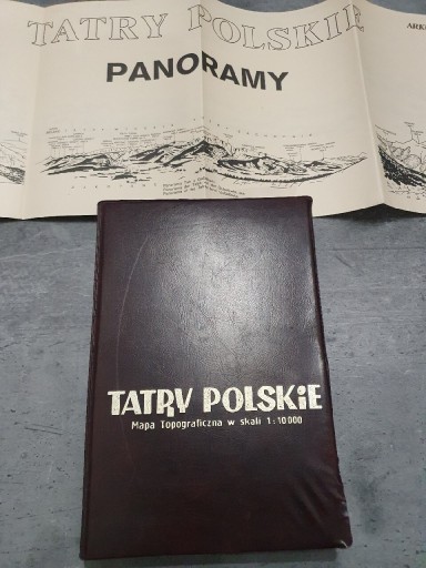 Zdjęcie oferty: TATRY POLSKIE Mapa Topograficzna w skali 1:10 000