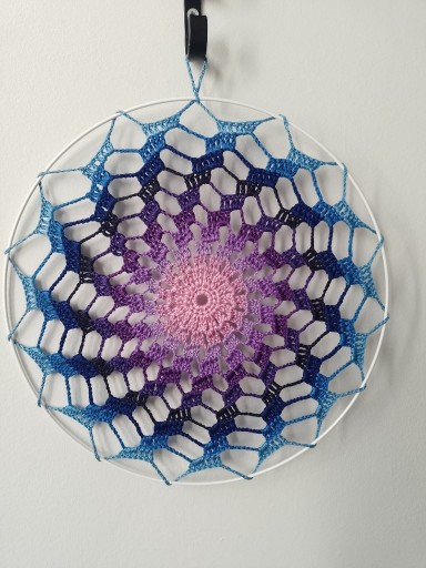 Zdjęcie oferty: Łapacz snów Spiral ombre szydełko mandala 