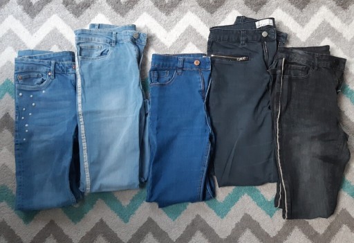 Zdjęcie oferty: Spodnie jeansy r.36 zestaw 5 par