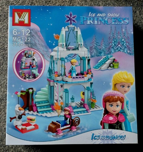 Zdjęcie oferty: Klocki Nowe Frozen Kraina Lodu 314 klocków Anna 