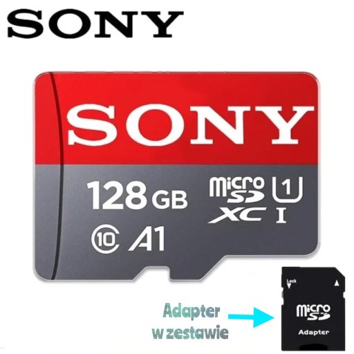 Zdjęcie oferty: Karta microSDHC SONY 128 GB + Adapter