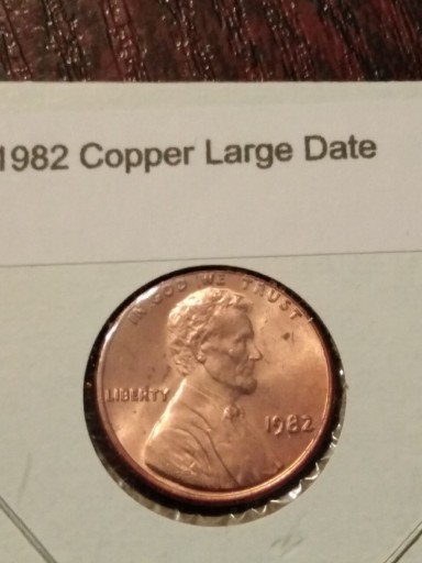 Zdjęcie oferty: Moneta 1 cent usa Lincoln 1982  miedź DUŻA DATA 