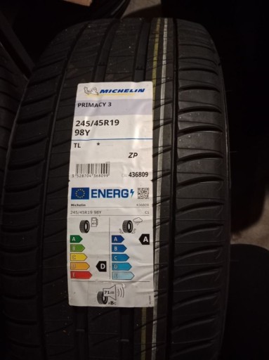 Zdjęcie oferty: 4× Michelin Primacy 3 245/45R19 98 Y RUN FLAT