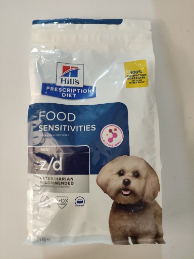 Zdjęcie oferty: Hill's PD Z/D Mini Food Sensitivities Karma 1kg