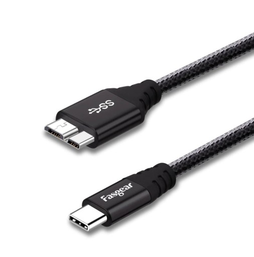 Zdjęcie oferty: Kabel USB C do Micro B USB 3.0 0,3m