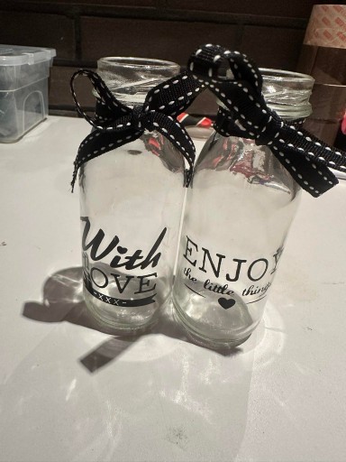 Zdjęcie oferty: Małe wazony / wazoniki szklane butelki dekoracyjne