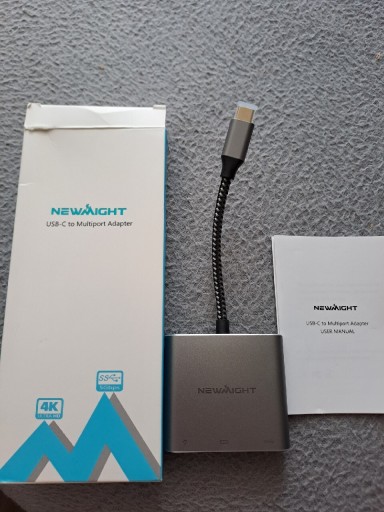 Zdjęcie oferty: Przejściówka adapter USB C do HDMI + USB-C + USB 3