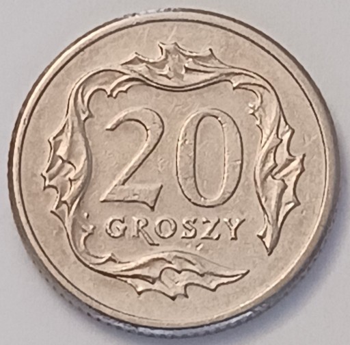 Zdjęcie oferty: 20 gr groszy 1990r.  rzadko spotykane