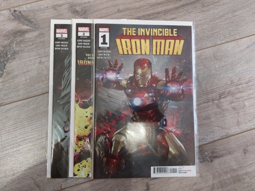 Zdjęcie oferty: Komiksy Marvel The Invincible Iron Man 1-3