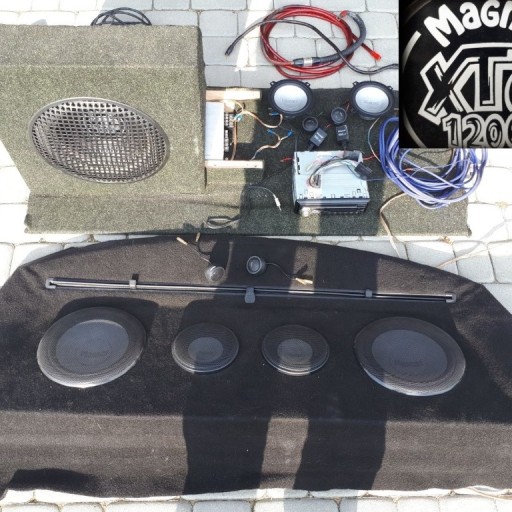 Zdjęcie oferty: ZESTAW CAR AUDIO: Blaupunkt, Magnat, JVC