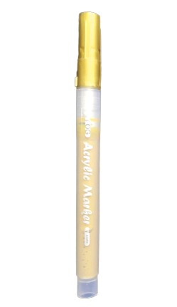 Zdjęcie oferty: Marker dekoracyjny z farbą akrylową złoty