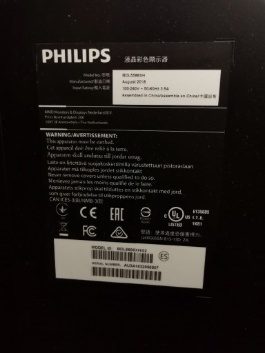 Zdjęcie oferty: Monitor Philips BDL5588XH/02