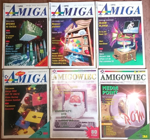 Zdjęcie oferty: Amiga Amigowiec zestaw 6 czasopism