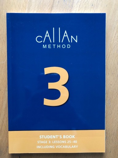 Zdjęcie oferty: Callan Method - Student's book - Stage 3