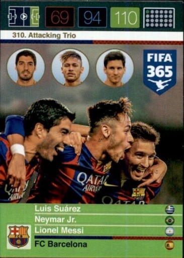 Zdjęcie oferty: FIFA 365 2016 ATTACKING TRIO FC BARCELONA 310