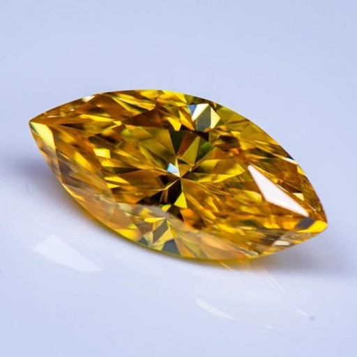 Zdjęcie oferty: Diament Moissanit Złota Markiza 5x10mm- 1CT VVS1-D