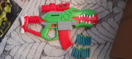 Zdjęcie oferty: Wyrzutnia Zabawka Nerf Dinosquad Rex Karabin