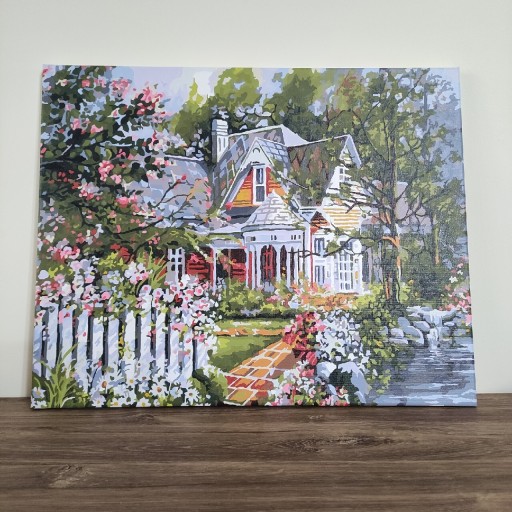 Zdjęcie oferty: Obraz malowany farbami akrylowymi 40x50