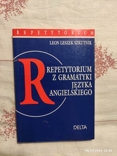 Zdjęcie oferty: Repetytorium z gramatyki języka angielskiego