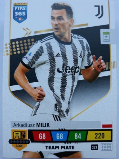 Zdjęcie oferty: Arkadiusz MILIK 323 FIFA 365 2023 JUVENTUS