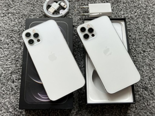 Zdjęcie oferty: iPhone 12 Pro 128GB Silver White Biały Bat96% Gwar