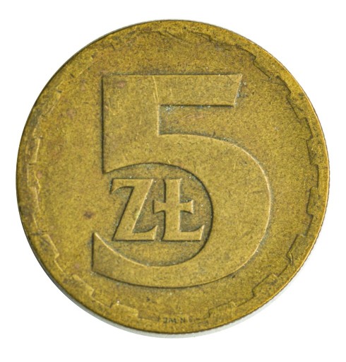 Zdjęcie oferty: 5 złotych 1975 moneta PRL świetny stan