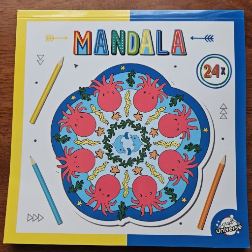 Zdjęcie oferty: Mandala kolorowanka 24 str dla dzieci i dorosłych 