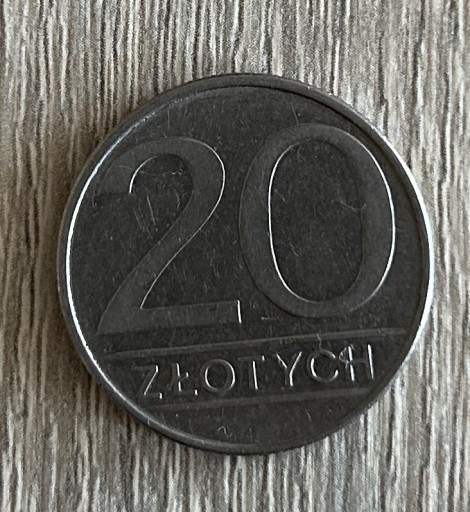 Zdjęcie oferty: 20 zł złotych nominał 1989 piękna z obiegu