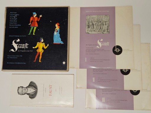 Zdjęcie oferty: Johann Wolfgang Goethe FAUST - 3 płyty Winyl