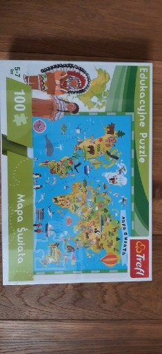 Zdjęcie oferty: Nowe puzzle Mapa Świata 