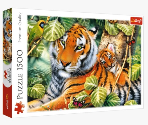 Zdjęcie oferty: Puzzle Trefl 1500 elementów dwa tygrysy