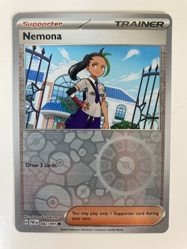 Zdjęcie oferty: Pokemon TCG Paldean Fates: Nemona Reverse 082/091