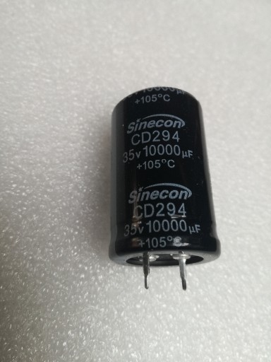 Zdjęcie oferty: Kondensator 10000uF 35V SINECON 25 x 40mm  1szt