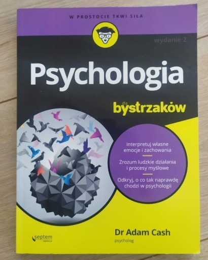 Zdjęcie oferty: Psychologia dla bystrzaków Adam Cash