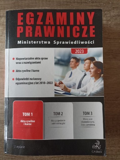 Zdjęcie oferty: Egzaminy praktyczne tom 1 akta cywilne i karne