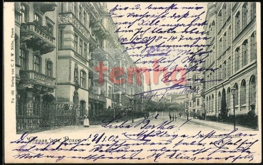Zdjęcie oferty: POZNAŃ Posen Naumann-Strasse  1902
