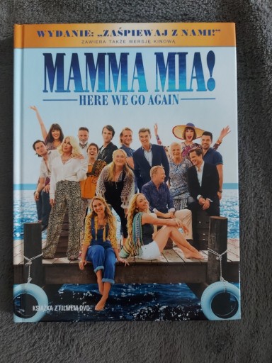 Zdjęcie oferty: Mamma mia! Here we go again książka z filmem DVD