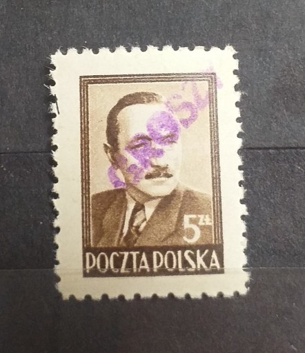 Zdjęcie oferty: Polska Fi 472** Bierut nadruk Groszy 1948